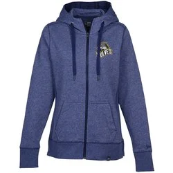 New Era French Terry Full-Zip Hoodie - Ladies' - Embroidered