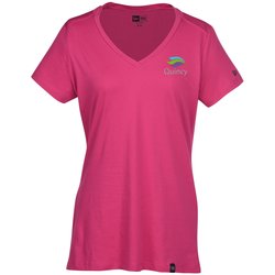 New Era Legacy Blend V-Neck Tee - Ladies' - Embroidered