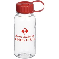 Clear Impact Cadet Bottle with Tethered Lid - 18 oz.