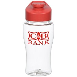 Clear Impact Poly-Pure Lite Bottle with Flip Carry Lid - 18 oz.