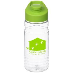 Clear Impact Line Up Bottle with Flip Carry Lid - 20 oz.