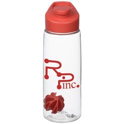 Clear Impact Flair Bottle with Flip Carry Lid - 26 oz. - Shaker