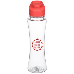 Clear Impact Curve Bottle with Flip Carry Lid - 17 oz.
