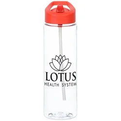 On The Go Bottle with Flip Straw Lid - 22 oz.
