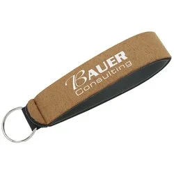 Neoprene Wrist Strap Key Holder - Suedeish