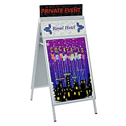 Uptown Accent A-Frame Sign - 50"