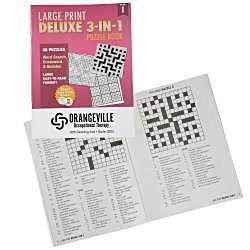 Deluxe Large Print Puzzle Book - Volume 1