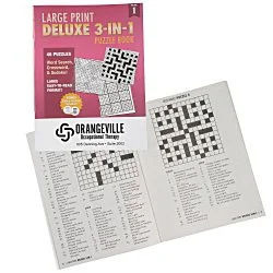 Deluxe Large Print Puzzle Book - Volume 1