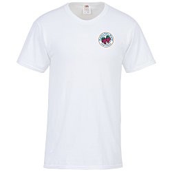 Fruit of the Loom HD T-Shirt - Men's - White - Embroidered