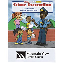 Crime Prevention Coloring Book - 24 hr