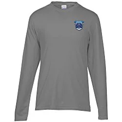 Principle Performance Blend Long Sleeve T-Shirt - Colors - Embroidered