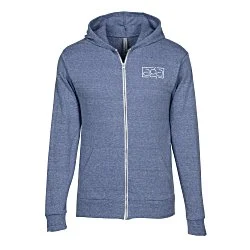 Lightweight Tri-Blend Full-Zip Hoodie - Screen