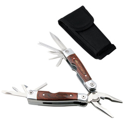 Wood Handle Multi-Tool with Pliers  Main Image