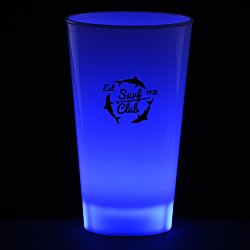 Light-Up Frosted Glass - 17 oz. - Solid - 24 hr