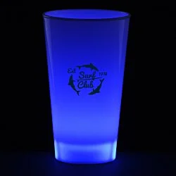 Light-Up Frosted Glass - 17 oz. - Solid - 24 hr