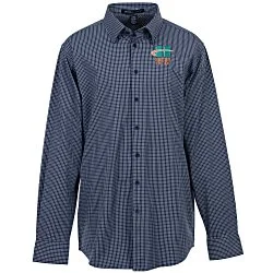 CrownLux Performance Mini Check Shirt - Men's