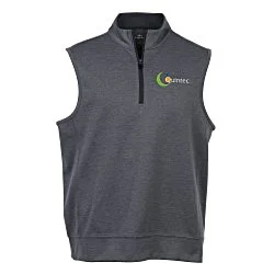 Twill Knit Stretch 1/4-Zip Vest