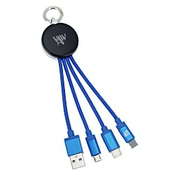 Metallic Light-Up Logo Charging Cable