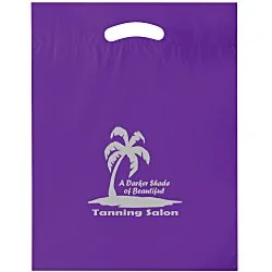 Recyclable Reinforced Handle Plastic Bag - 15" x 12"