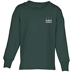 Port Classic 5.4 oz. Long Sleeve T-Shirt - Youth - Colors - Embroidered