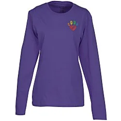 Port Classic 5.4 oz. Long Sleeve T-Shirt - Ladies' - Colors - Embroidered