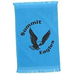 Fringed Velour Spirit Towel - 11" x 18" - Colors