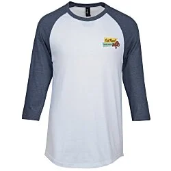 Ultimate Raglan 3/4 Sleeve Tee - Men's - Embroidered