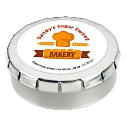 Round Mint Tin with Full Color Dome - 1-3/4"