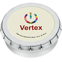 Round Mint Tin with Full Color Dome - 2-1/8"