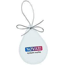 Jade Crystal Ornament - Teardrop - Full Color