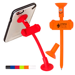 Goofy Group™ Bendy Pen Phone Stand  Main Image