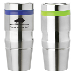 Colorblock Stainless Steel Tumbler - 14 oz.  Main Image