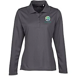 Ice Performance Pique Long Sleeve Polo - Ladies'