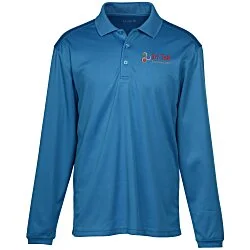 Spin Dye Long Sleeve Pique Polo - Men's