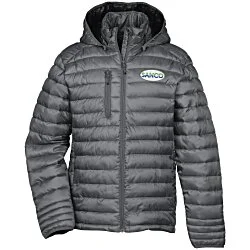 Hudson Quilted Hooded Jacket - Men's