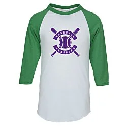 Augusta 3/4 Sleeve Baseball Jersey - Screen