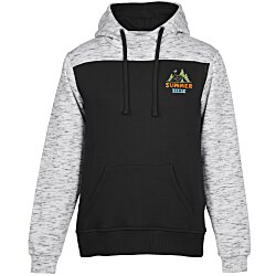 J. America Melange Colorblock  Hoodie - Men's - Embroidered