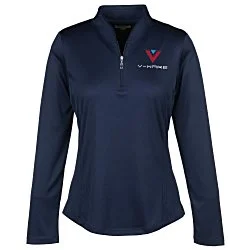 Greg Norman Play Dry Tulip Neck 1/4-Zip Pullover - Ladies'