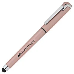 Cali Soft Touch Stylus Gel Pen - Metallic - 24 hr