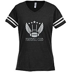 LAT Fine Jersey Football T-Shirt - Ladies' - Screen