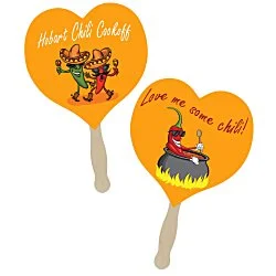 Sandwich Hand Fan - Heart