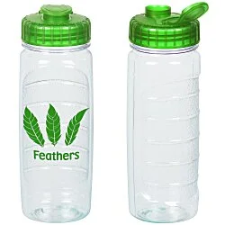 Refresh Clutch Water Bottle with Flip Lid - 20 oz. - Clear - 24 hr