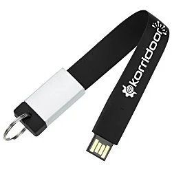 Loop USB Flash Drive Keychain - 2GB