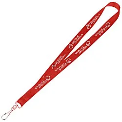 Value Lanyard - 3/4" - Metal Swivel Snap Hook - 24 hr