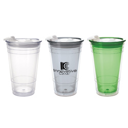 Double Wall Party Cup with Lid - 16 oz.  Main Image