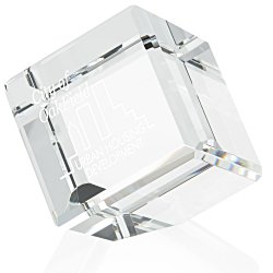 Crystal Corner Block Award - 2"