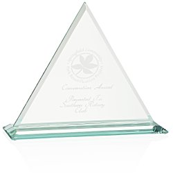 Dresden Triangle Jade Award - 8"