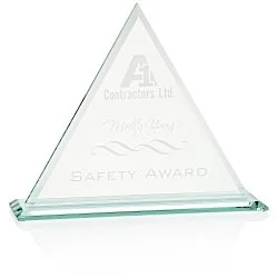 Dresden Triangle Jade Award - 10"