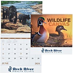 Wildlife Canvas Calendar - Spiral