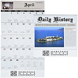 Daily History Calendar - Spiral